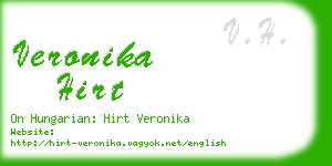 veronika hirt business card